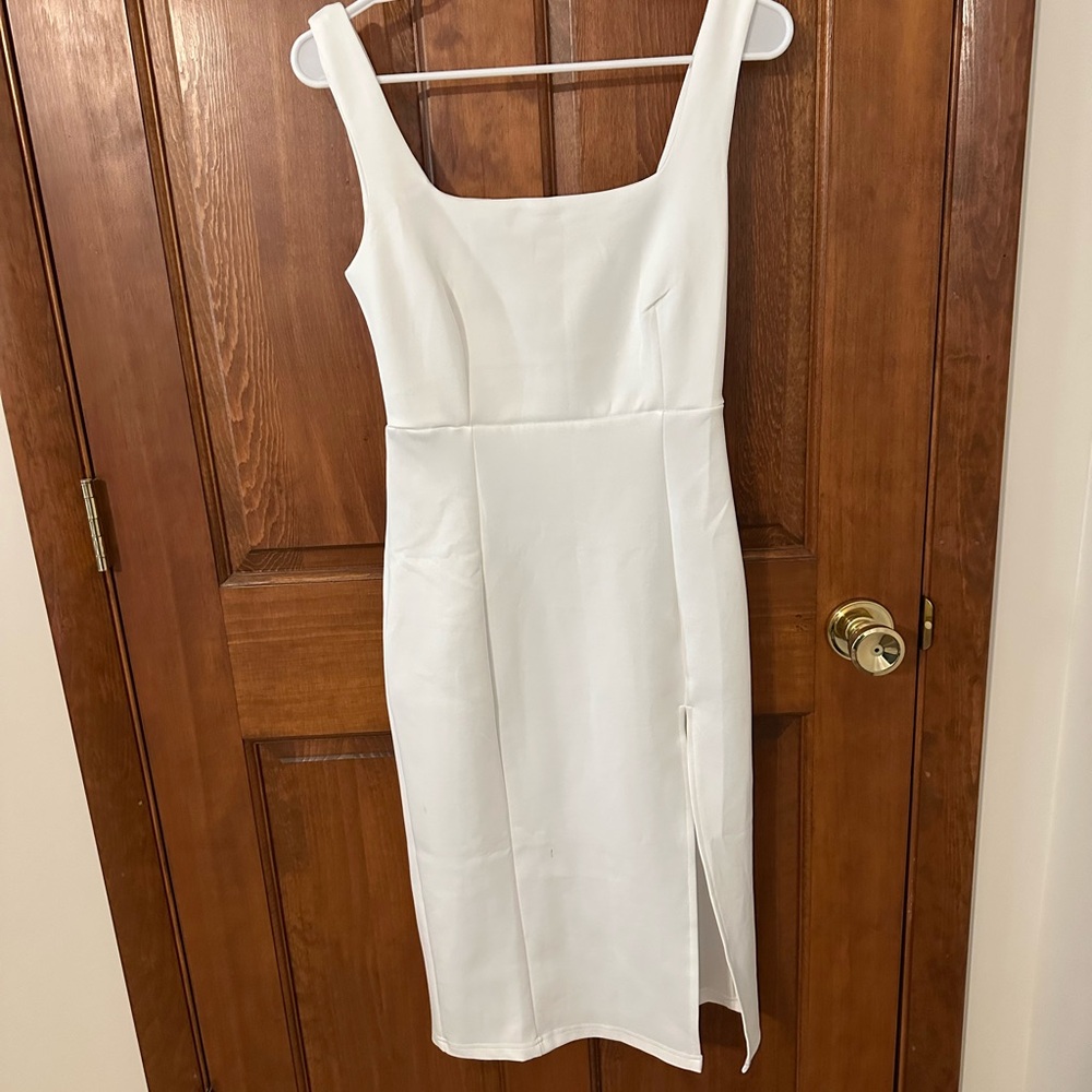 white dress
